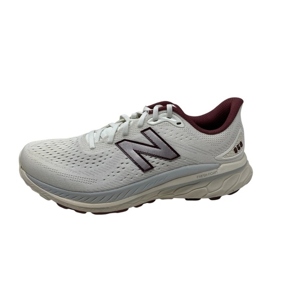 NEW BALANCE FRESH FOAM X 860V13 SEA SALT/WASHED BURGUNDY RUNNING SHOE W860S13 - Picture 1 of 8